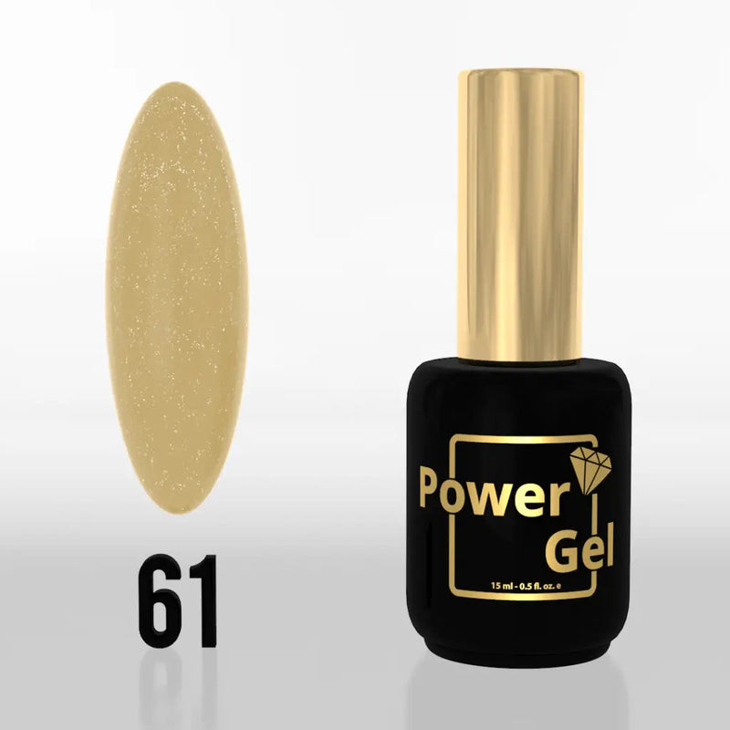 Power Gel 061 עם נצנץ עדין במיוחד