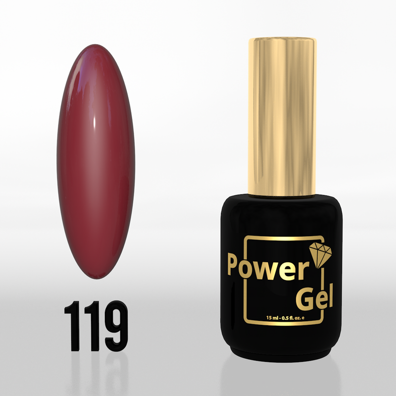 Power Gel 119 בורדו יין